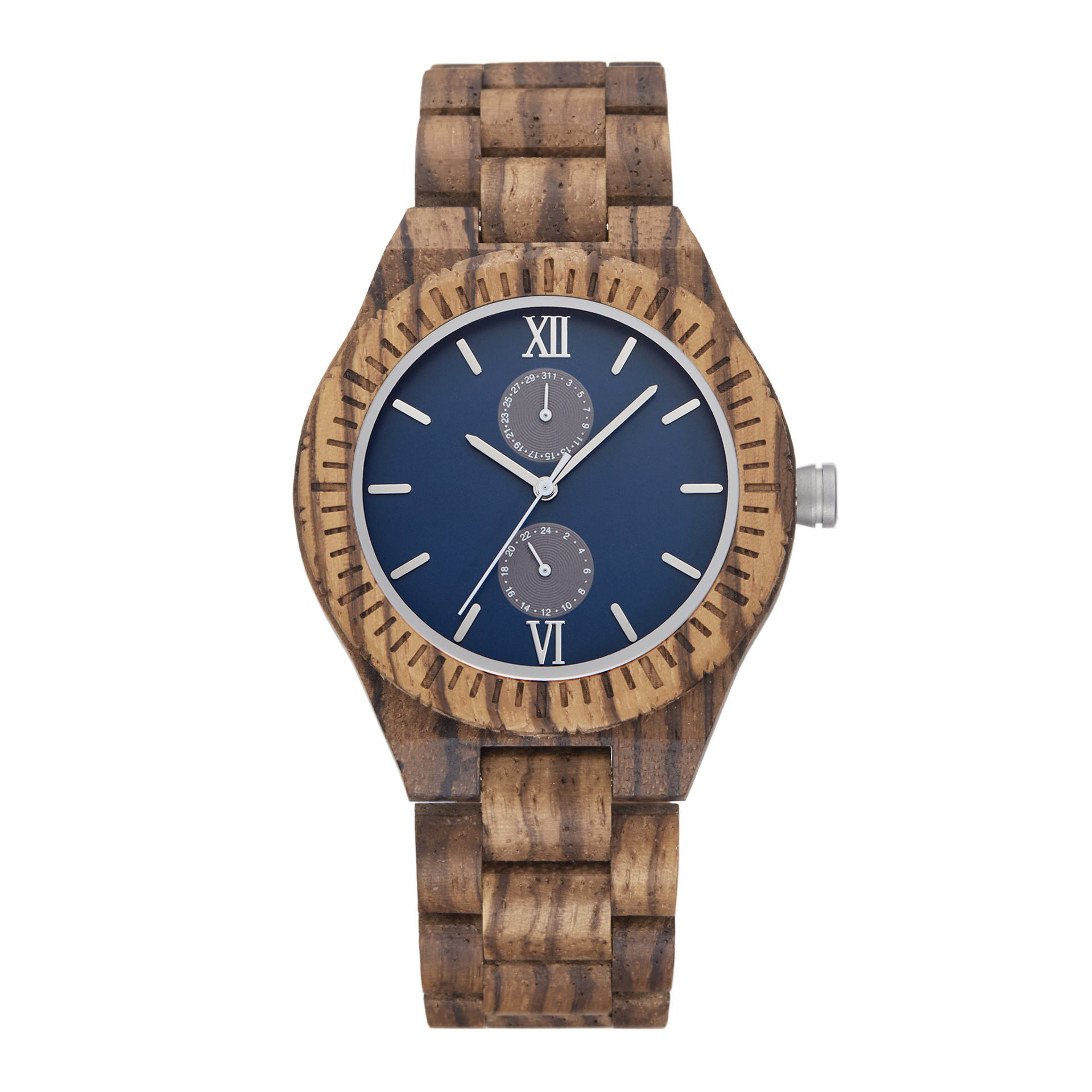 Smartwatch Imported Watches For Men - Мужские многофункциональные деревянные часы: корпус из