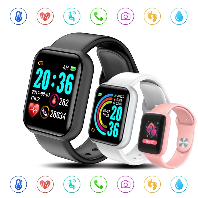 Smartwatch Health Watches - Спортивные умные часы с Bluetooth, цветной
