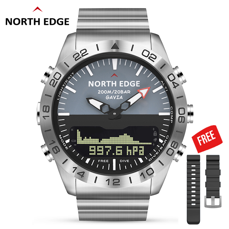 Altimeter Compass Watch - Мужчины Dive Спортивные Цифровые часы Мужские