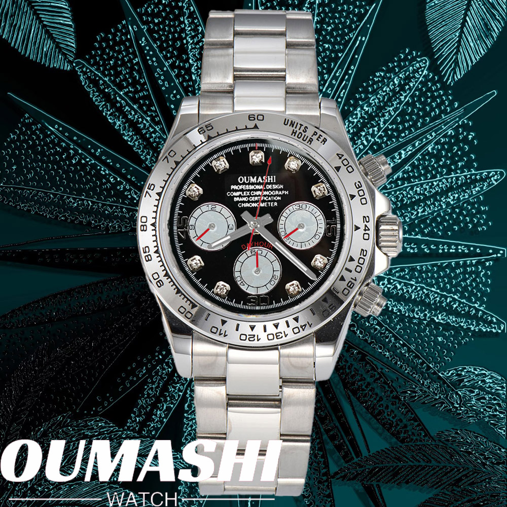 Chronograph Sport Watch - Роскошные часы VK63 39,3 мм кварцевый