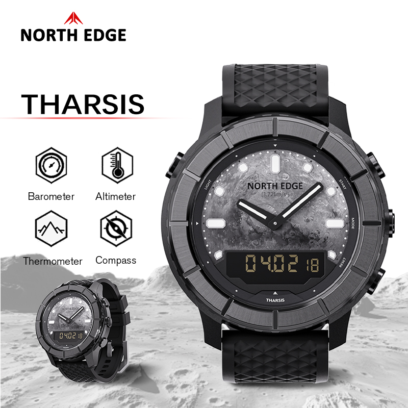 Altimeter Compass Watch - Мужские цифровые часы NORTH EDGE THARSIS
