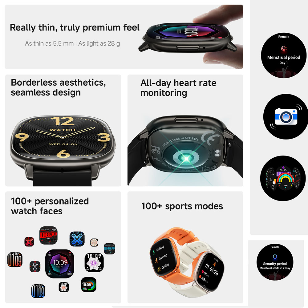 Ультратонкие смарт-часы HD17 A – обзор и цена Smartwatch Health Watches