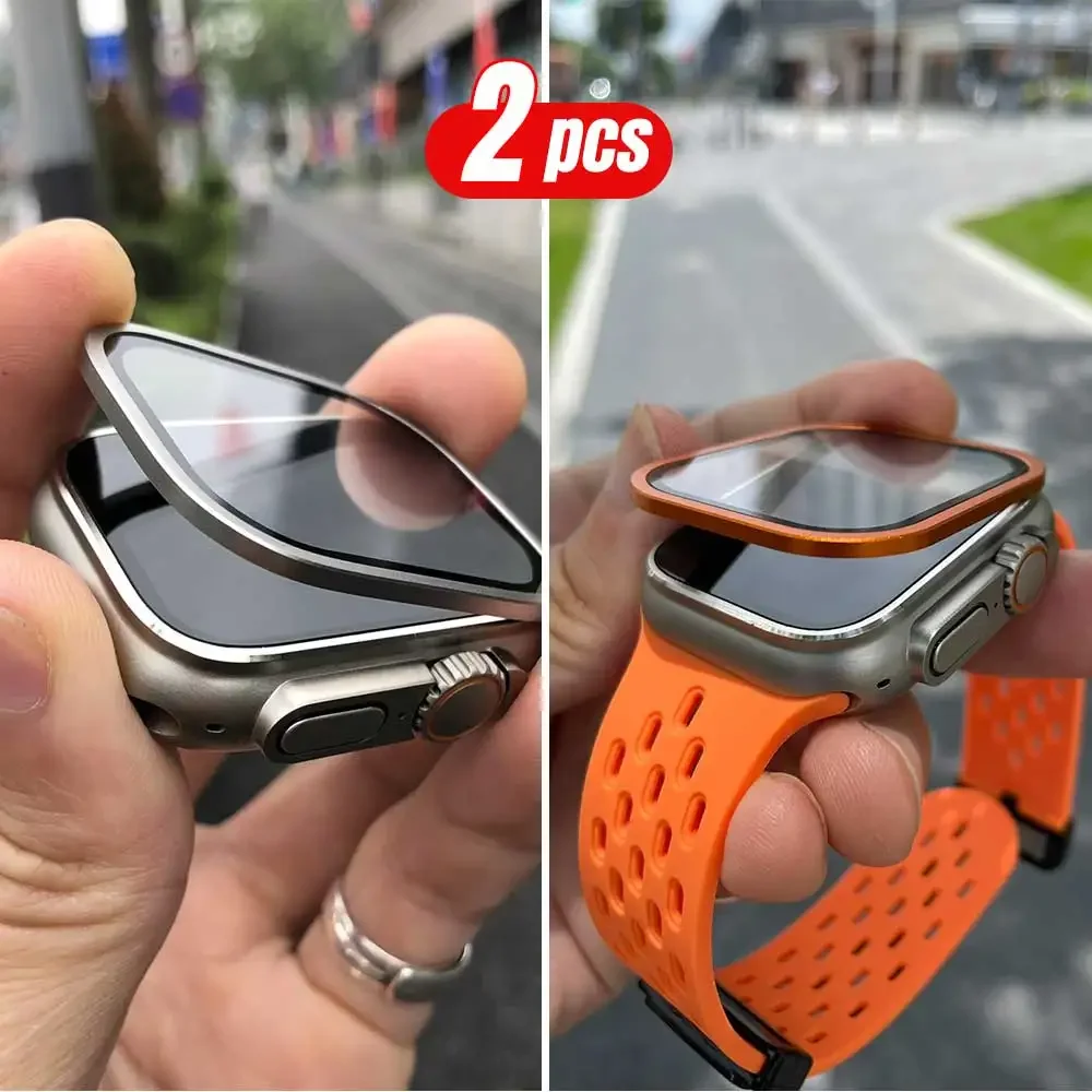 2 шт. титановая металлическая  – обзор и цена Smartwatch Watches For Men