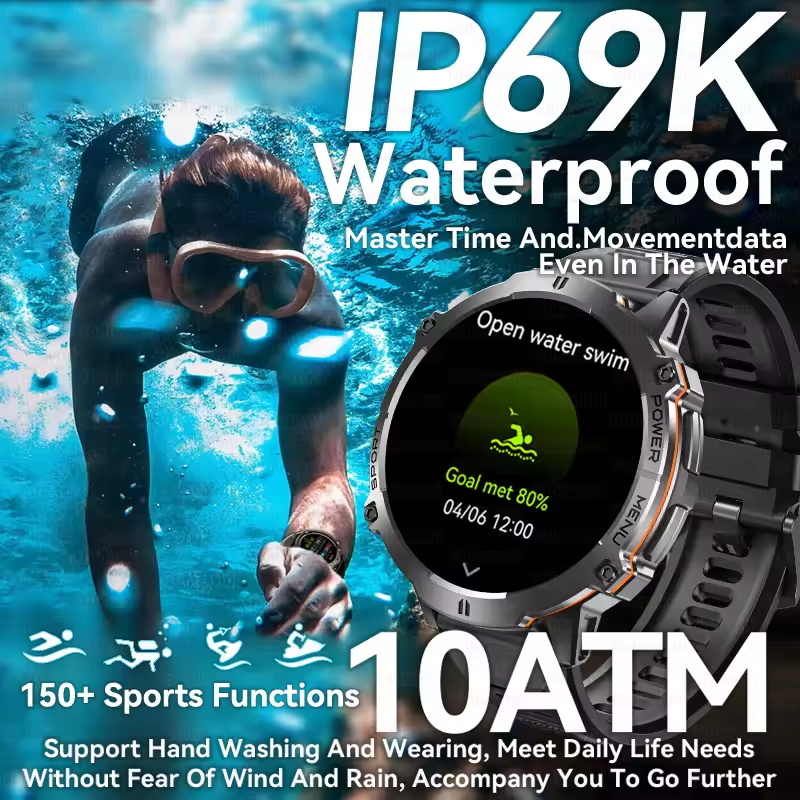 Новые военные смарт-часы 2026  – обзор и цена Altimeter Compass Watch