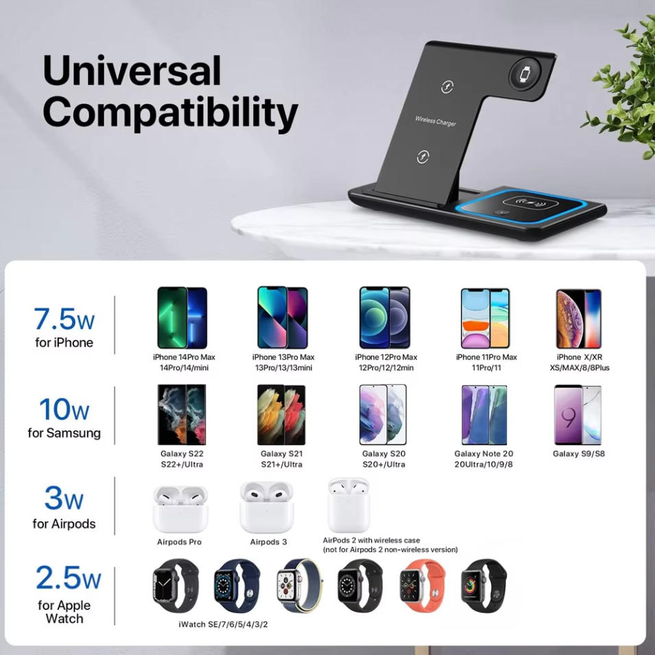 Быстрая беспроводная зарядная  – обзор и цена Watch 7 Smartwatch Iphone