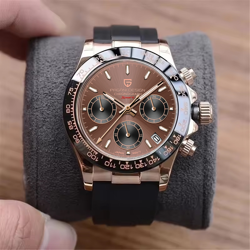 Мужские кварцевые часы PAGANI  – обзор и цена Chronograph Sport Watch