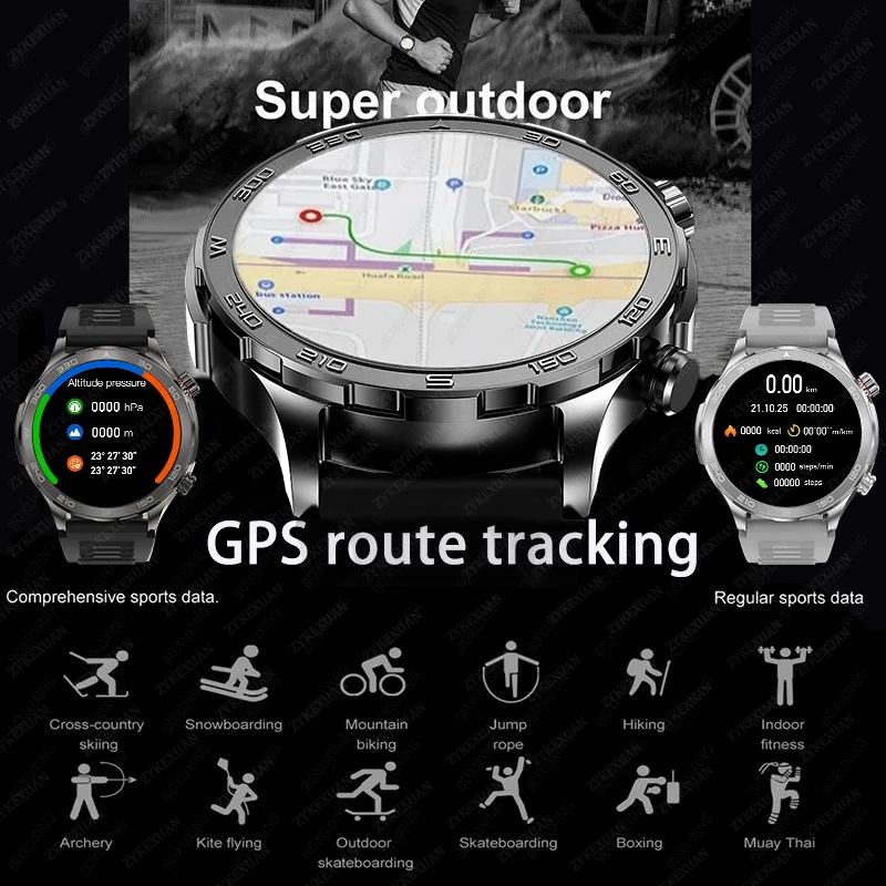 Новые умные часы с GPS-трекеро – обзор и цена Smartwatch New Watches For Men
