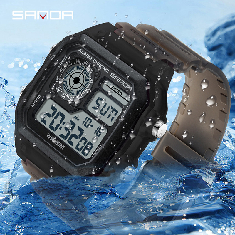Модные женские электронные час – обзор и цена Chronograph Sport Watch