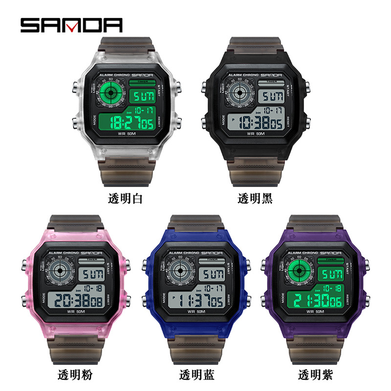 Модные женские электронные час – обзор и цена Chronograph Sport Watch