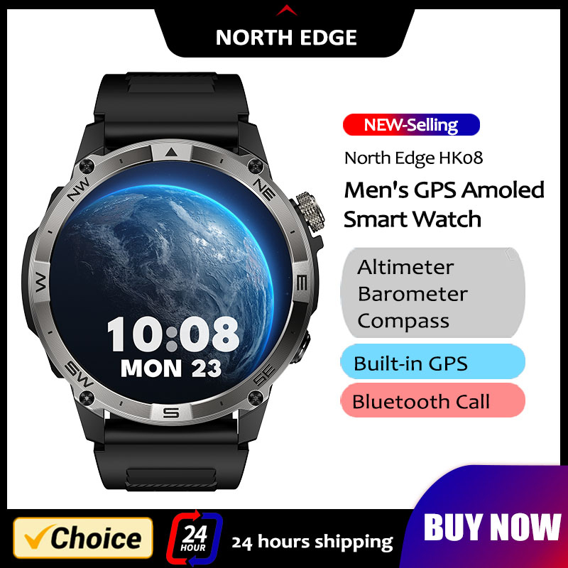 NORTH EDGE GPS Спортивные Смар – обзор и цена Altimeter Compass Watch