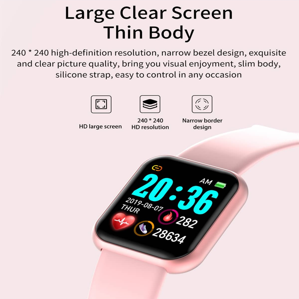 Смарт-часы Y68 D20 мужские, ум – обзор и цена Smartwatch Watches For Women Smart