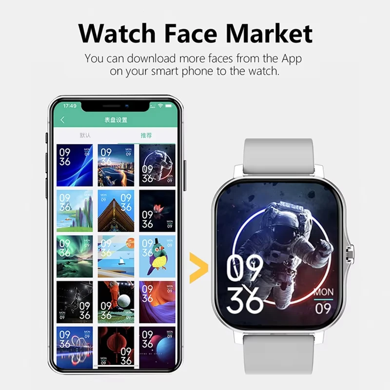 Смарт-часы Lenovo 1.83, водоне – обзор и цена Smartwatch Health Watches