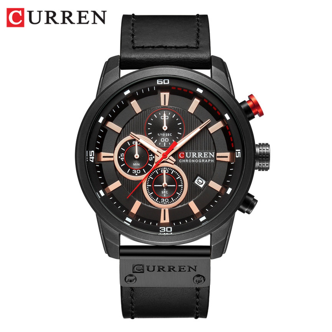 Мужские кварцевые часы CURREN  – обзор и цена Chronograph Sport Watch