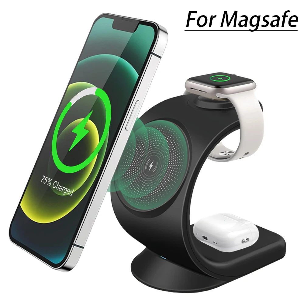 Магнитное беспроводное зарядно – обзор и цена Watch 7 Smartwatch Iphone