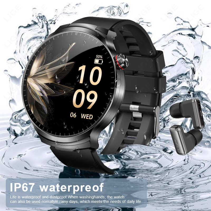 Смарт-часы LIGE 2026 New TWS 2 – обзор и цена Smartwatch Noise Watches For Men