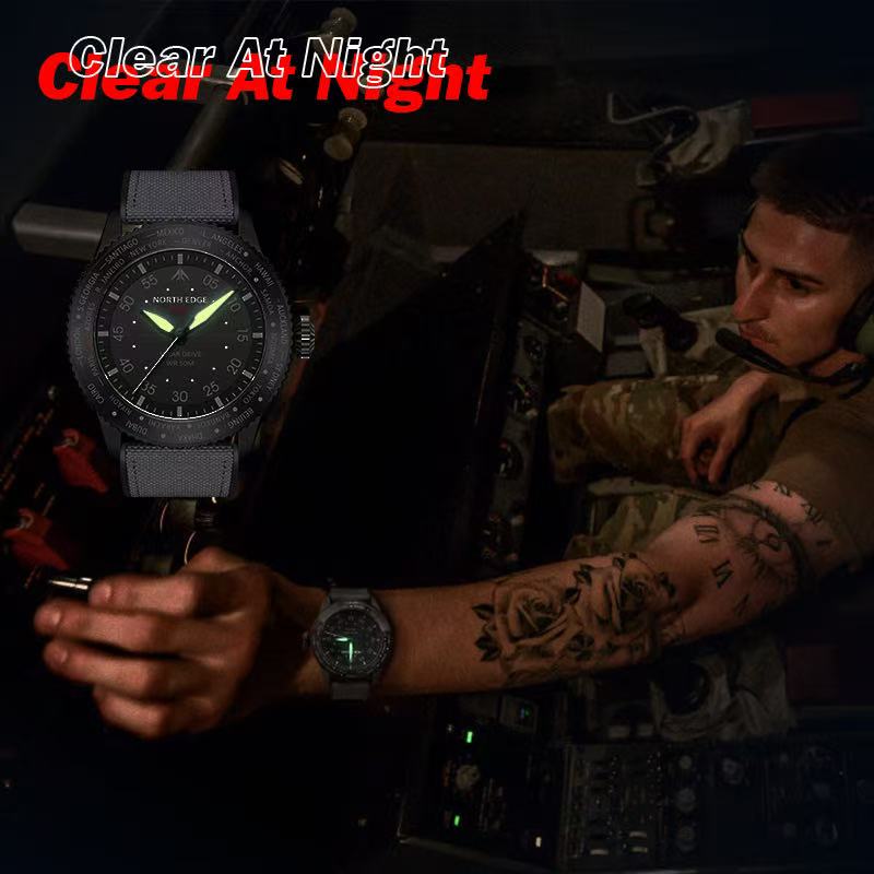 Мужские часы NORTH EDGE MAPLE  – обзор и цена Smartwatch Casual Watches For Men