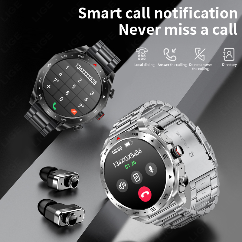 Смарт-часы LIGE с AMOLED-экран – обзор и цена Smartwatch Noise Watches For Men