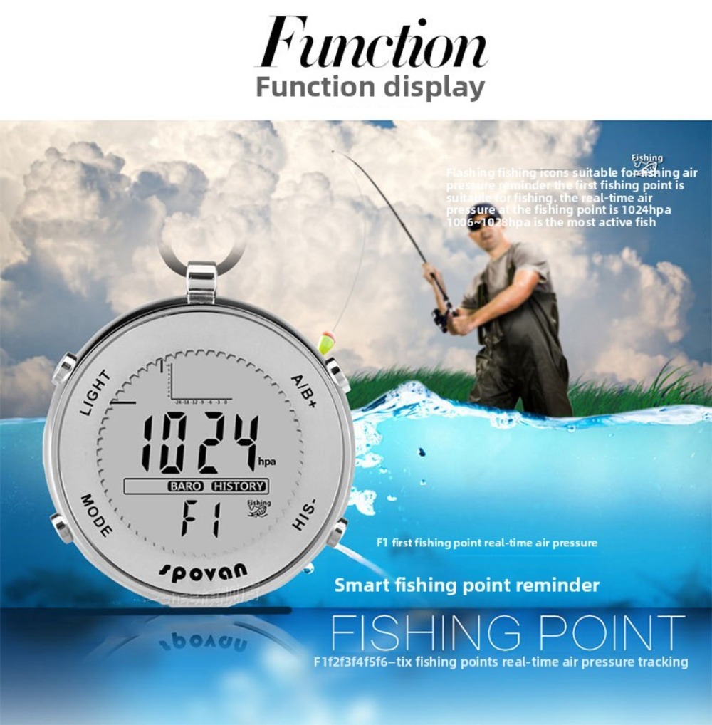Водонепроницаемые цифровые час – обзор и цена Altimeter Compass Watch