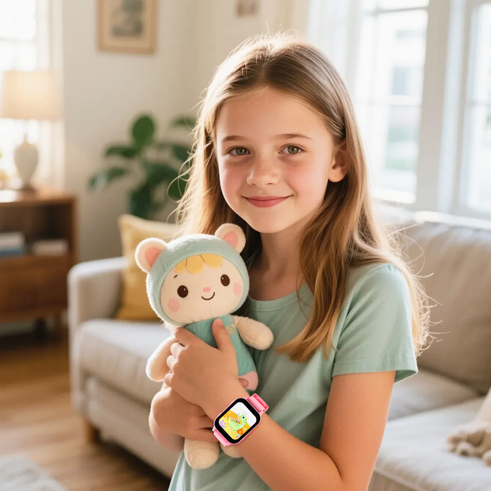 Детские умные часы с играми, ц – обзор и цена Smartwatch Pink Watches For Kids