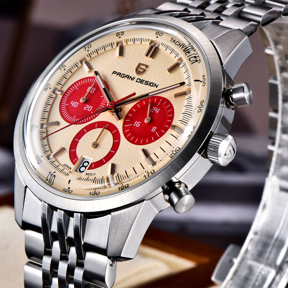 Новые мужские часы PAGANI DESI – обзор и цена Chronograph Sport Watch