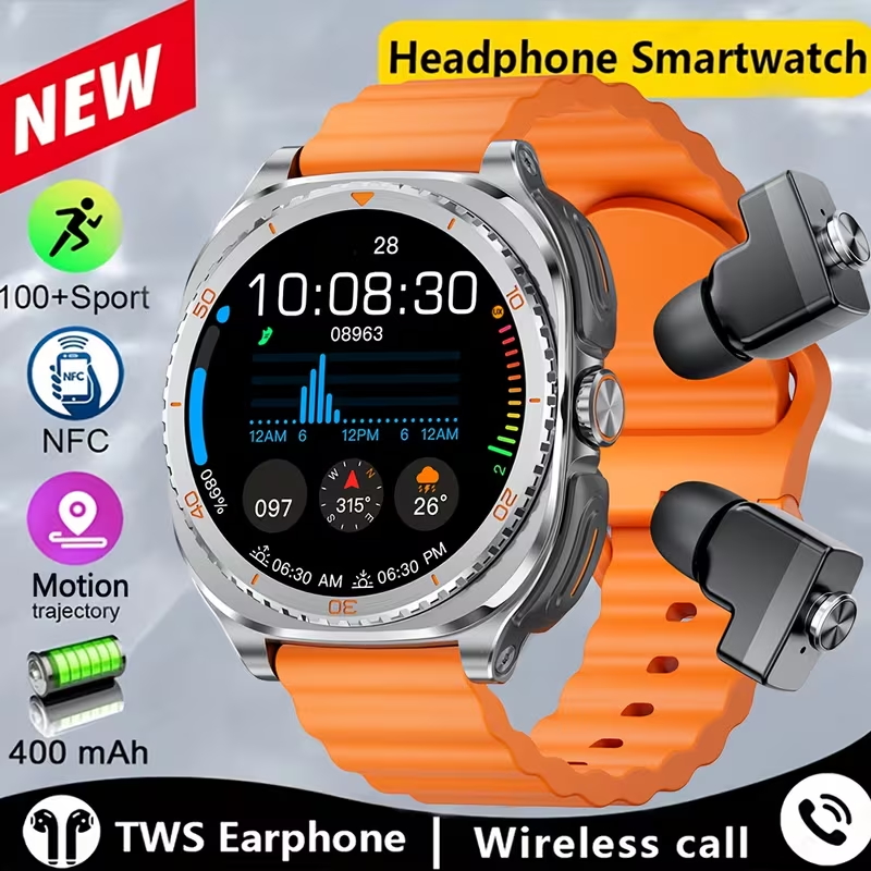 Умные часы 2-в-1 с TWS-наушник – обзор и цена Smartwatch Noise Watches For Men