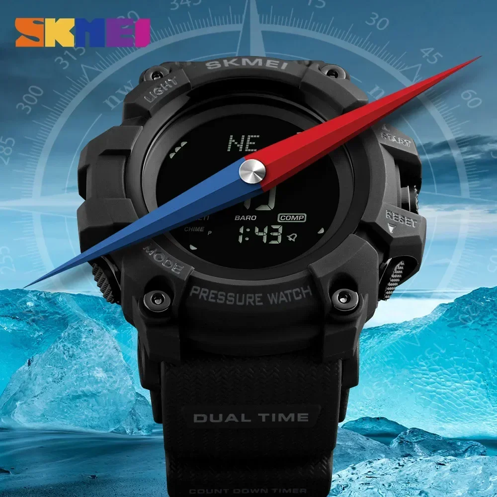 Часы наручные SKMEI мужские с  – обзор и цена Altimeter Compass Watch