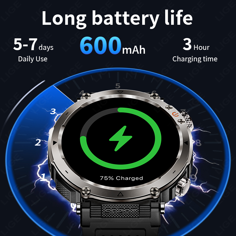 Новые военные умные часы для м – обзор и цена Smartwatch New Watches For Men