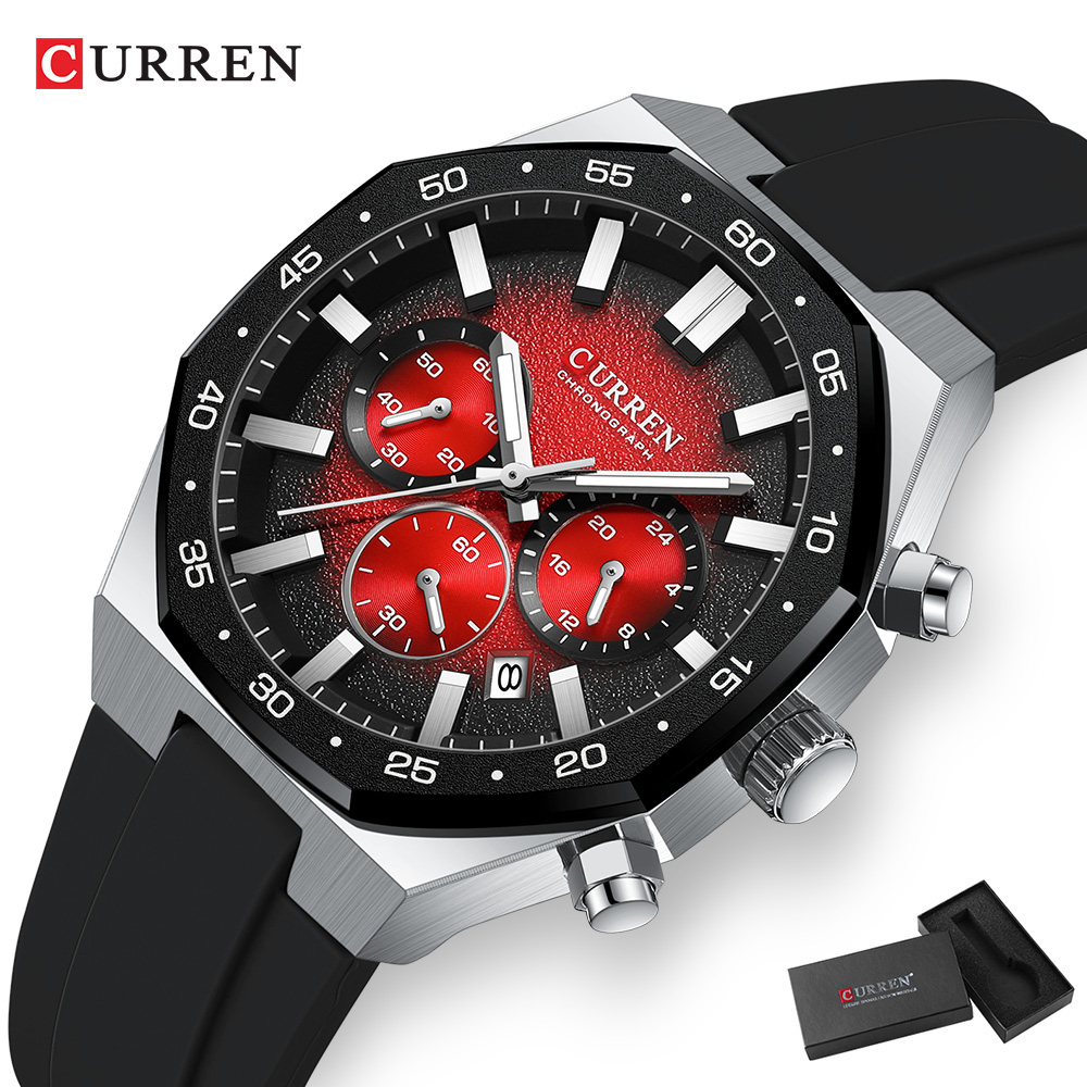Мужские спортивные часы CURREN – обзор и цена Chronograph Sport Watch