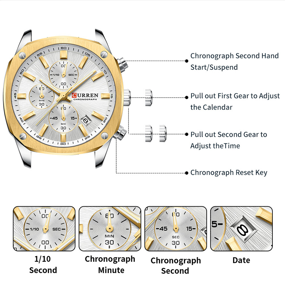 Современные мужские спортивные – обзор и цена Chronograph Sport Watch