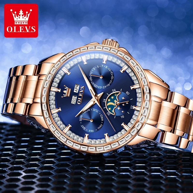 OLEVS 6695, новые мужские часы – обзор и цена Altimeter Compass Watch