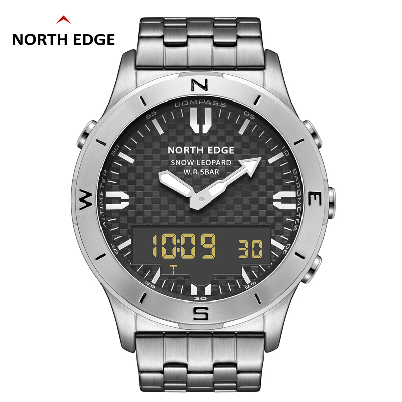 NORTH EDGE мужские спортивные  – обзор и цена Altimeter Compass Watch